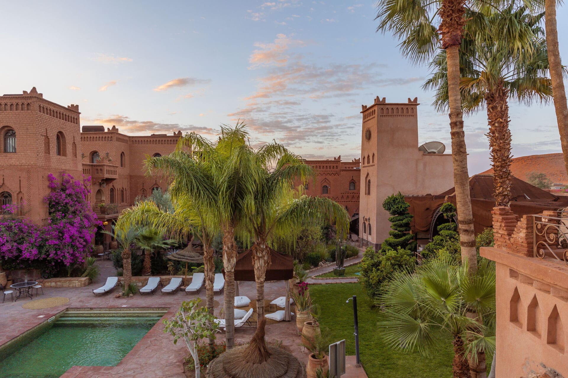 Hotel Riad Ksar Ighnda; beautiful hotel near Ait Ben Haddou in Morocco