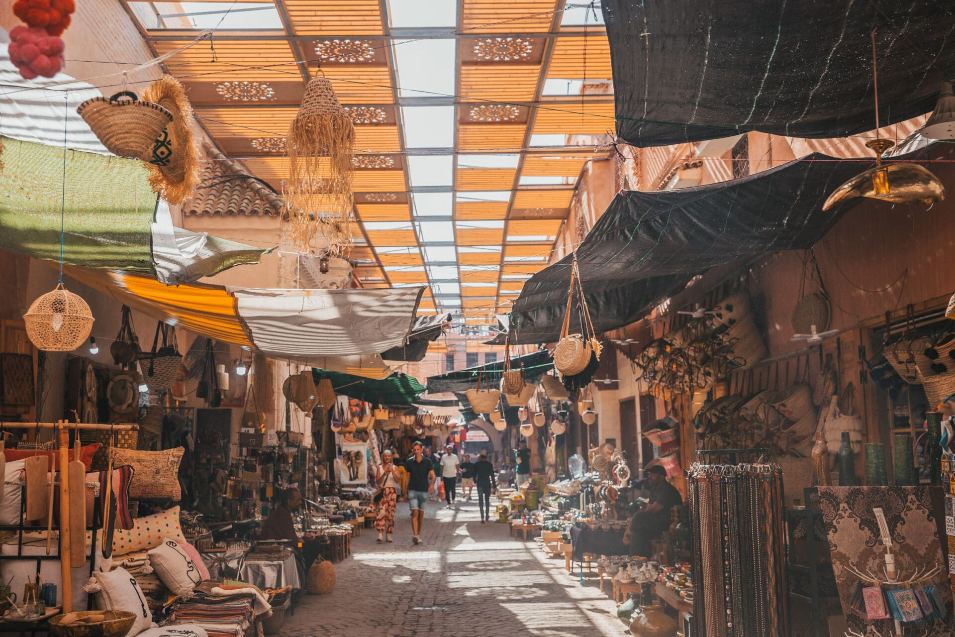 Marrakech Morocco souk market