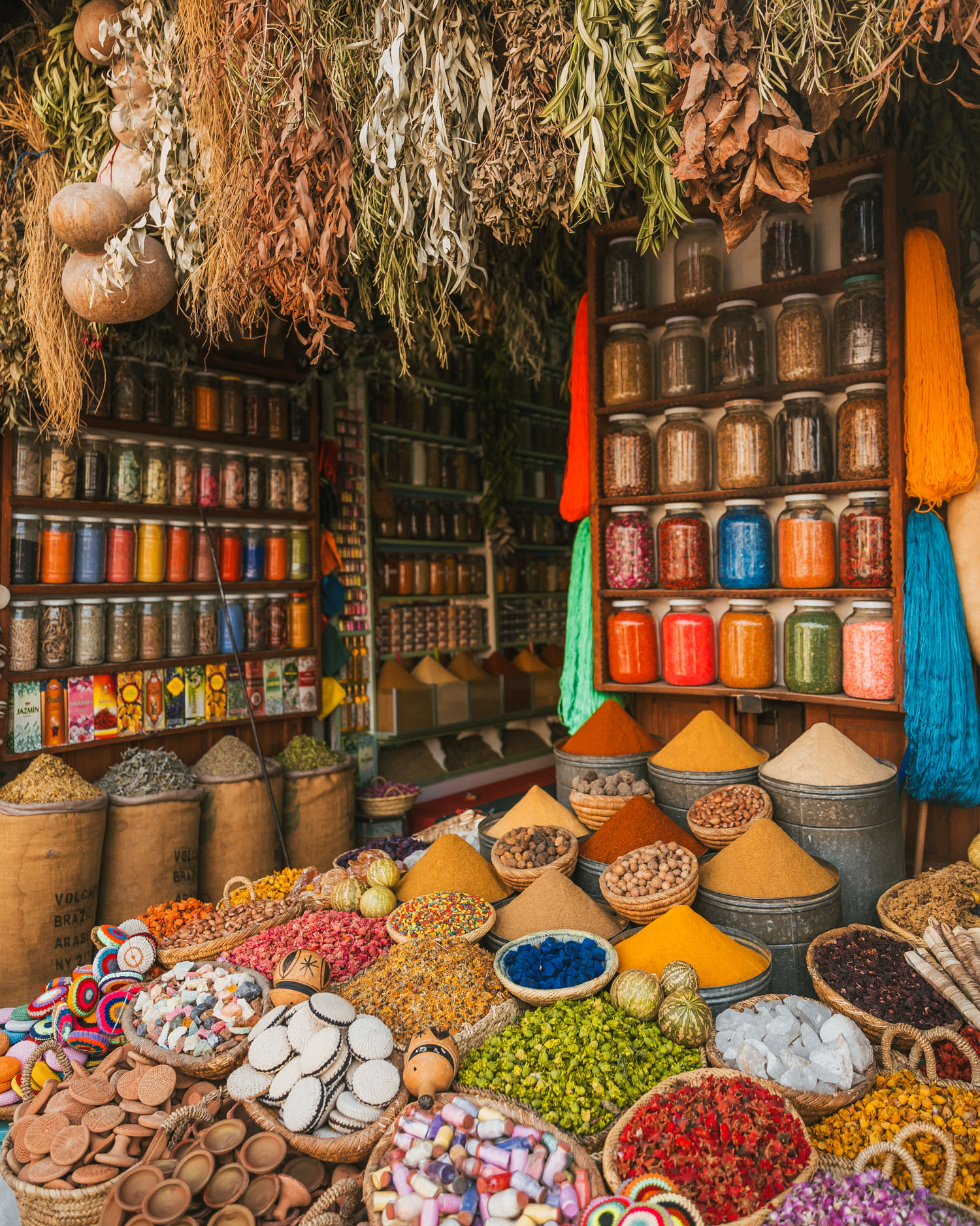 Spices at the souk of Marrakech