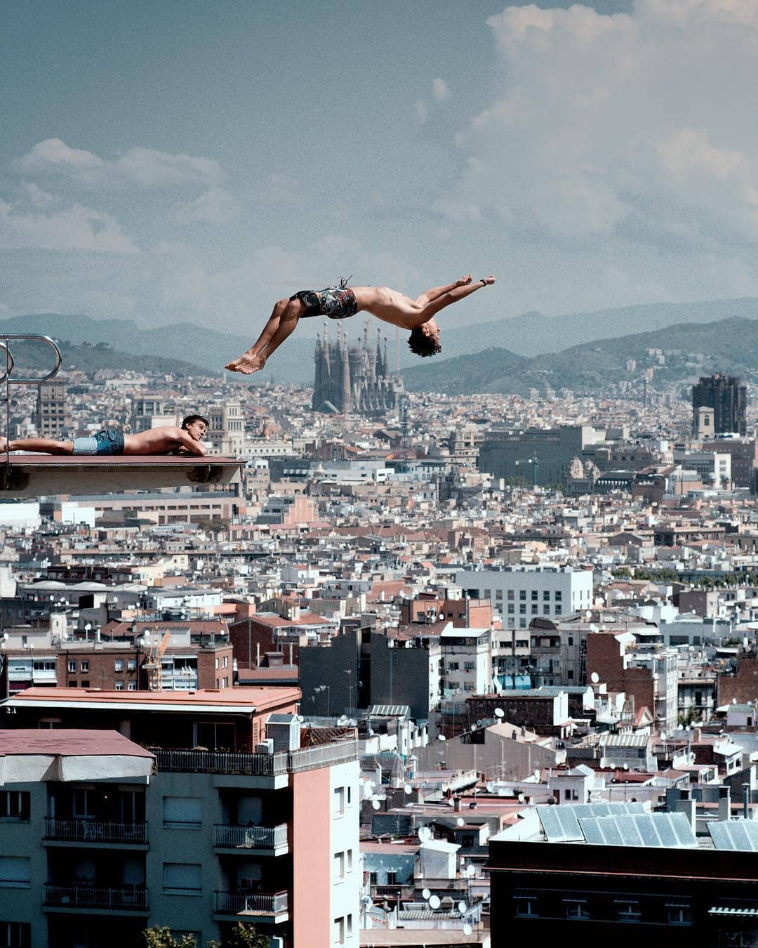Barcelona City Olympic Swimming Pool