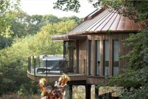 Chewton Glen hotel treehouse in England