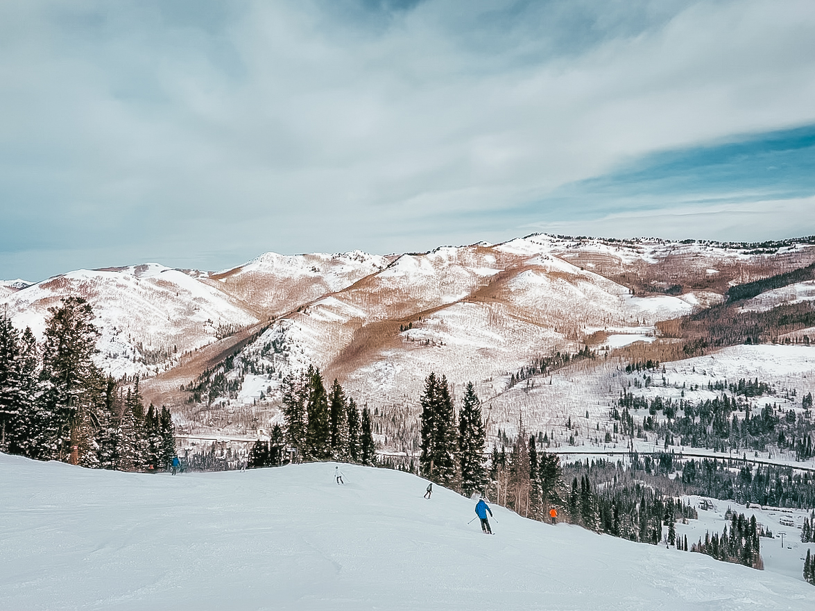 Ski Resort In Utah From The Summit