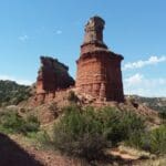 Lighthouse hike Palo Duro Canyon State Park Texas