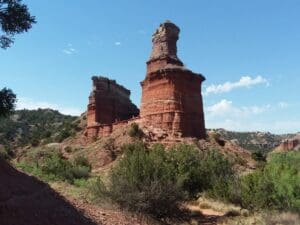 Lighthouse hike Palo Duro Canyon State Park Texas