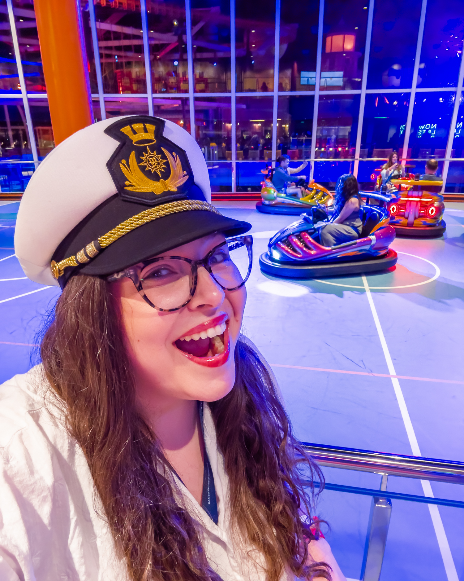 Sportplex bumper cars on MSC World America