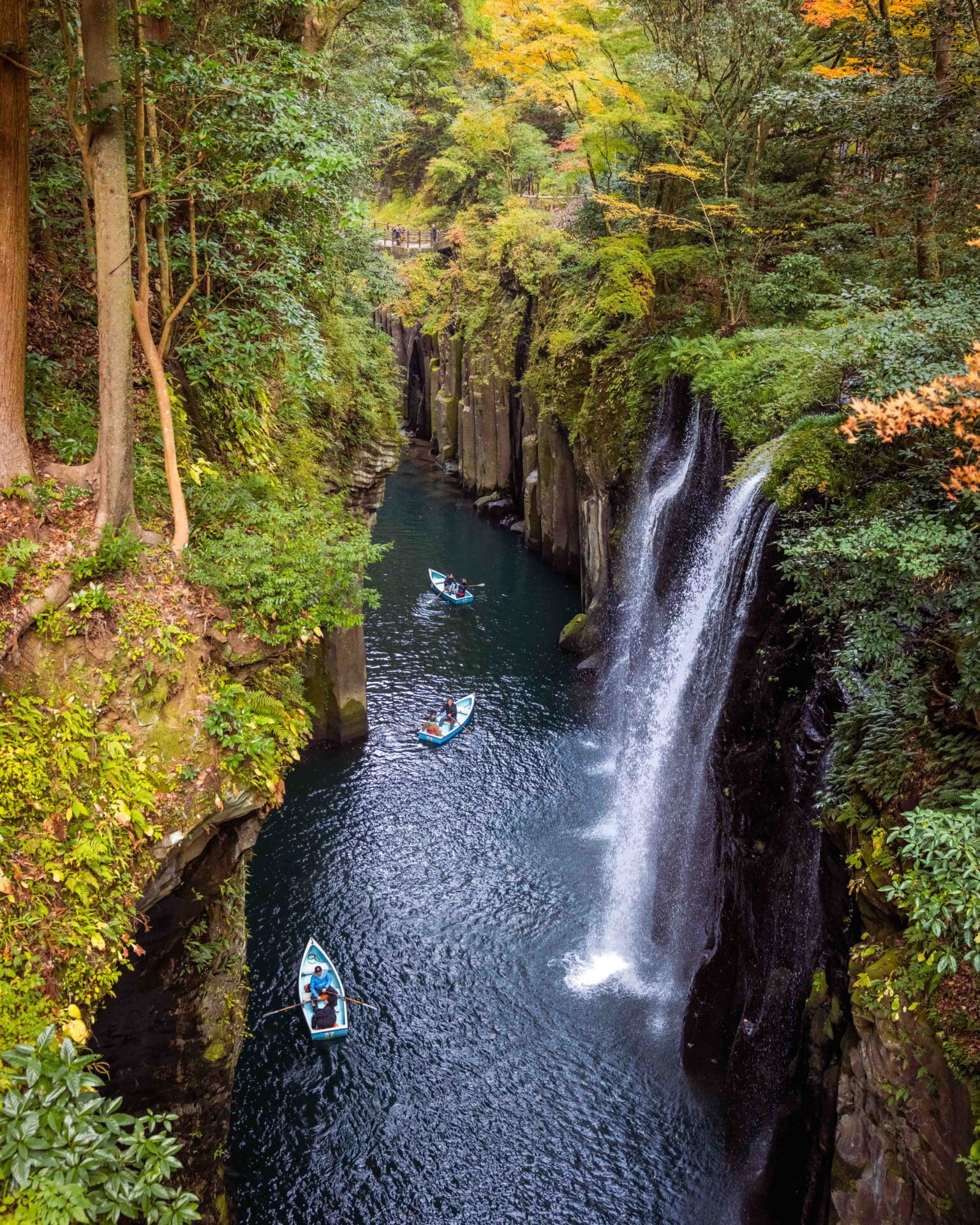 Japan Takachiho Gorge waterfall