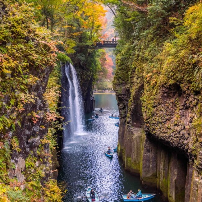 Japan Takachiho Gorge waterfall